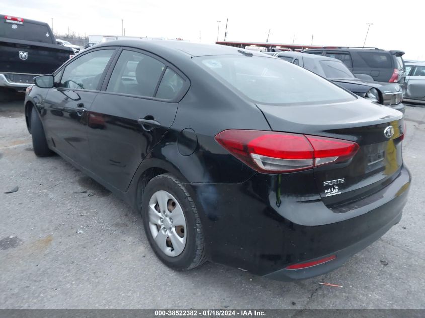 2017 KIA FORTE LX - 3KPFK4A79HE006101