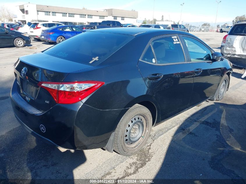 2015 TOYOTA COROLLA LE - 2T1BURHE4FC239647