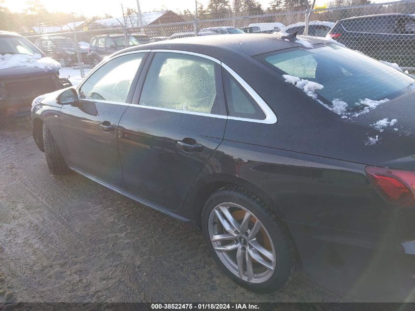 2021 AUDI A4 PREMIUM PLUS 45 - WAUEAAF49MA012776