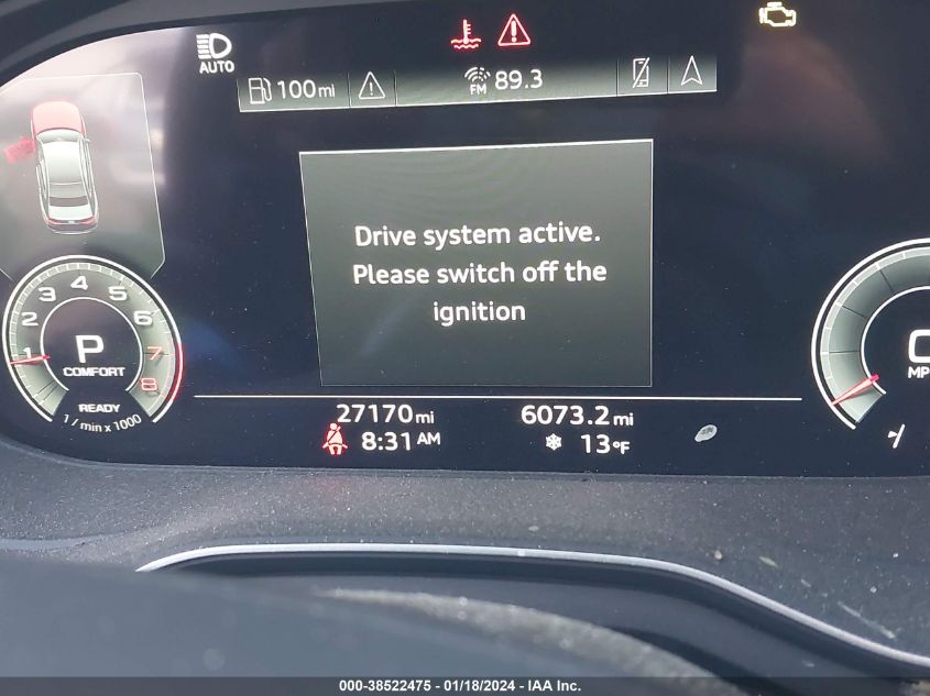 2021 AUDI A4 PREMIUM PLUS 45 - WAUEAAF49MA012776