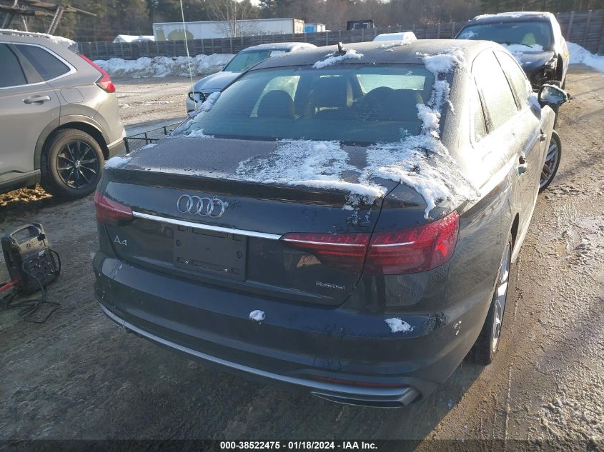 2021 AUDI A4 PREMIUM PLUS 45 - WAUEAAF49MA012776