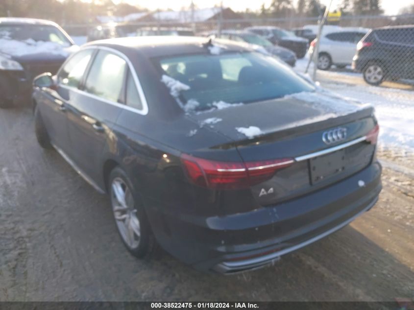 2021 AUDI A4 PREMIUM PLUS 45 - WAUEAAF49MA012776