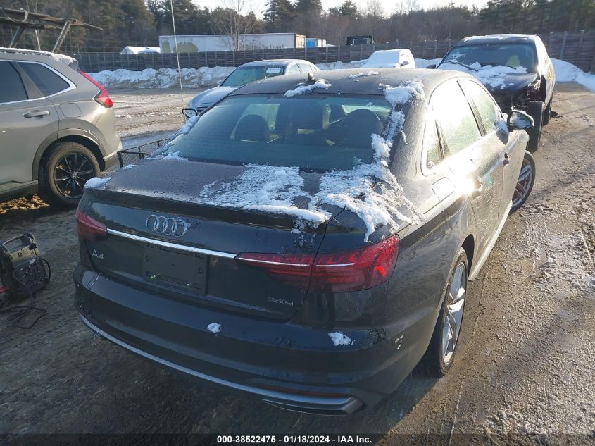 2021 AUDI A4 PREMIUM PLUS 45 - WAUEAAF49MA012776
