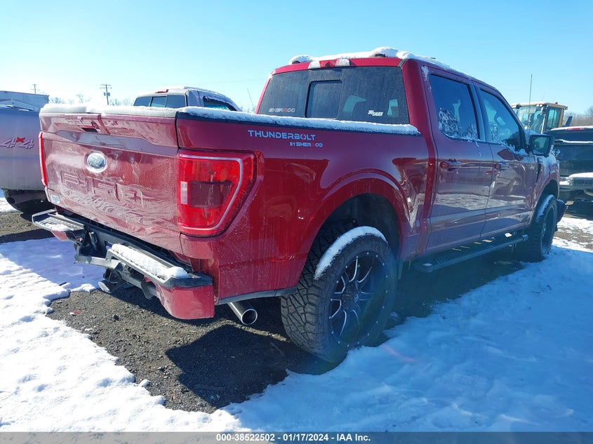 VIN 1FTFW1ED1NFB74349 2022 FORD F-150 XLT