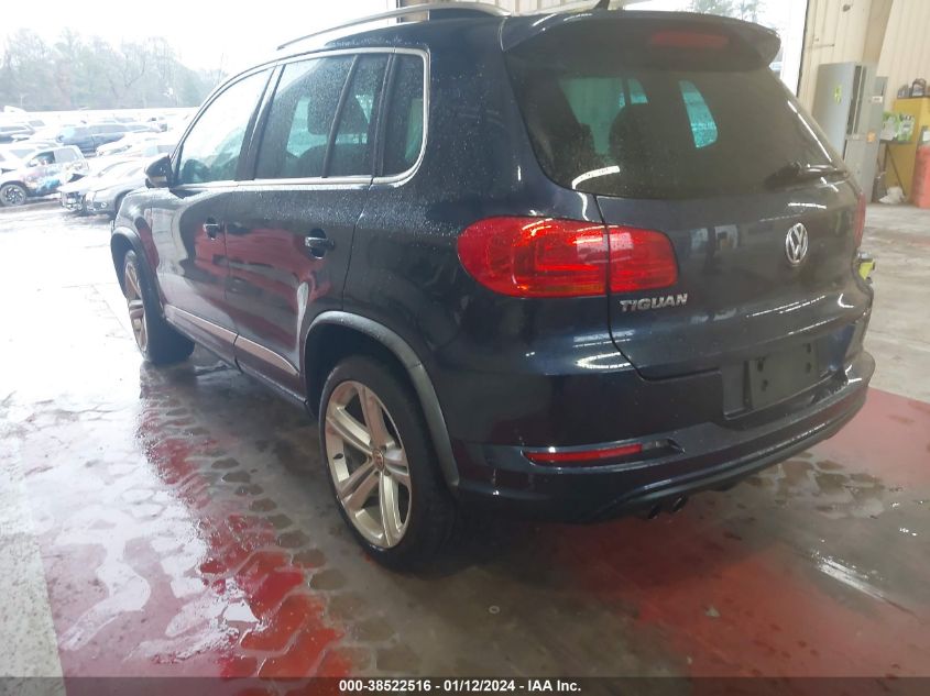 2016 VOLKSWAGEN TIGUAN R-LINE - WVGBV7AX9GW606267