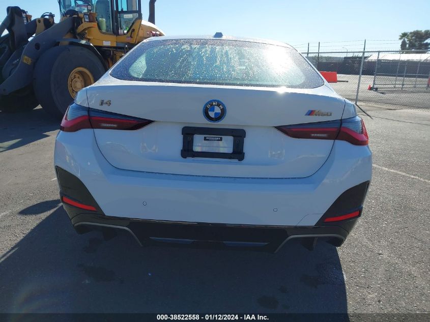 2022 BMW I4 M50 WBY33AW0XNFM95070