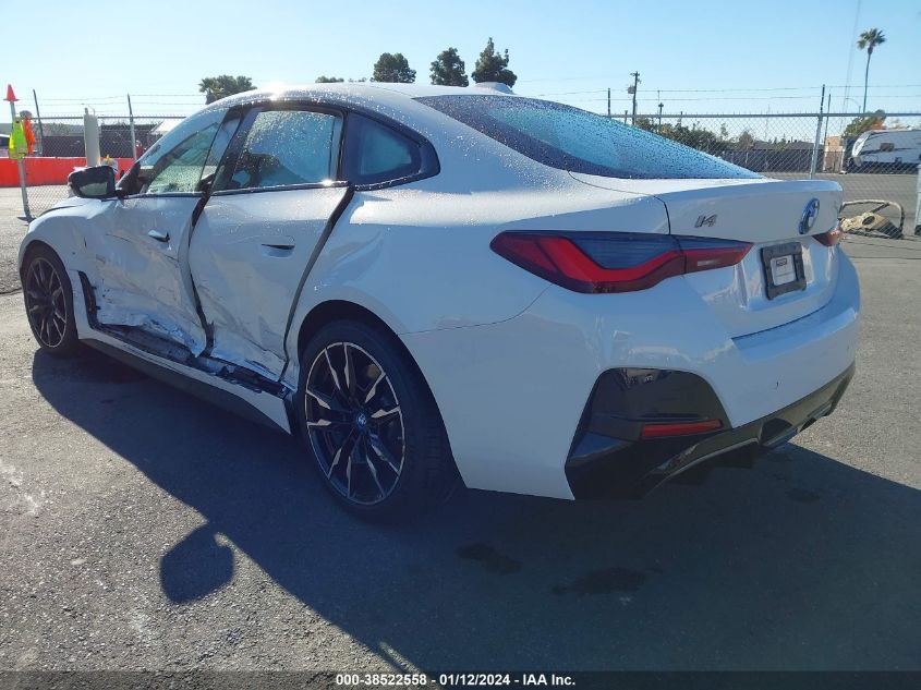 2022 BMW I4 M50 WBY33AW0XNFM95070