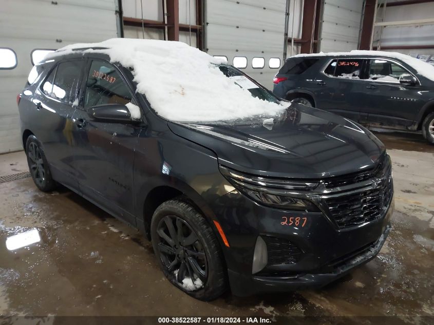 Lot #2539238012 2022 CHEVROLET EQUINOX AWD RS salvage car