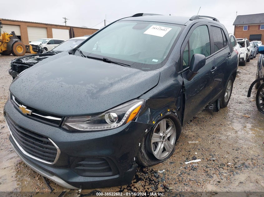 VIN KL7CJPSB7MB322806 2021 CHEVROLET TRAX 1LT