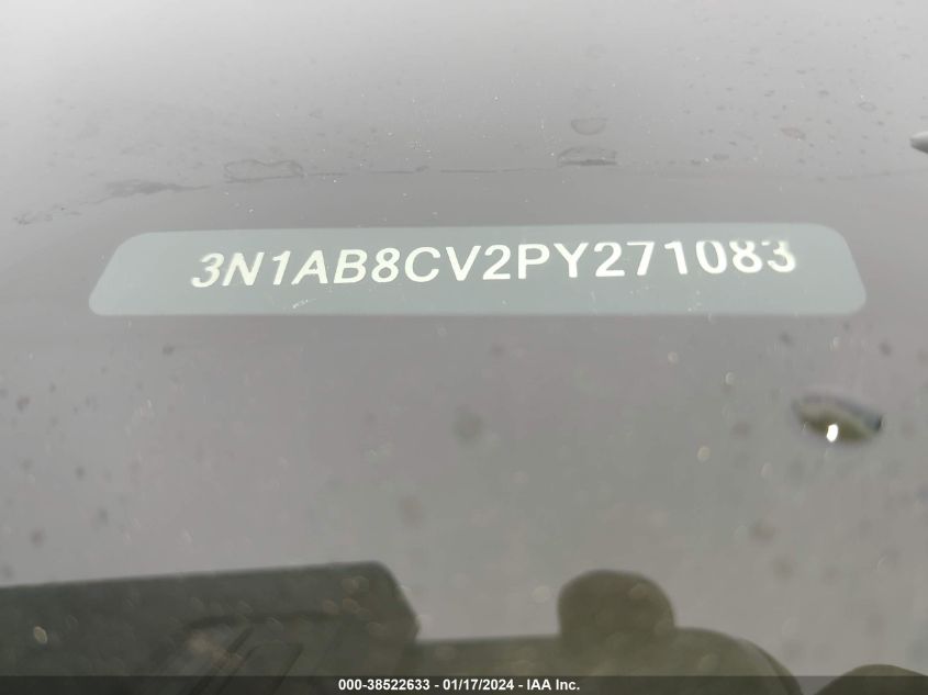 2023 NISSAN SENTRA SV - 3N1AB8CV2PY271083