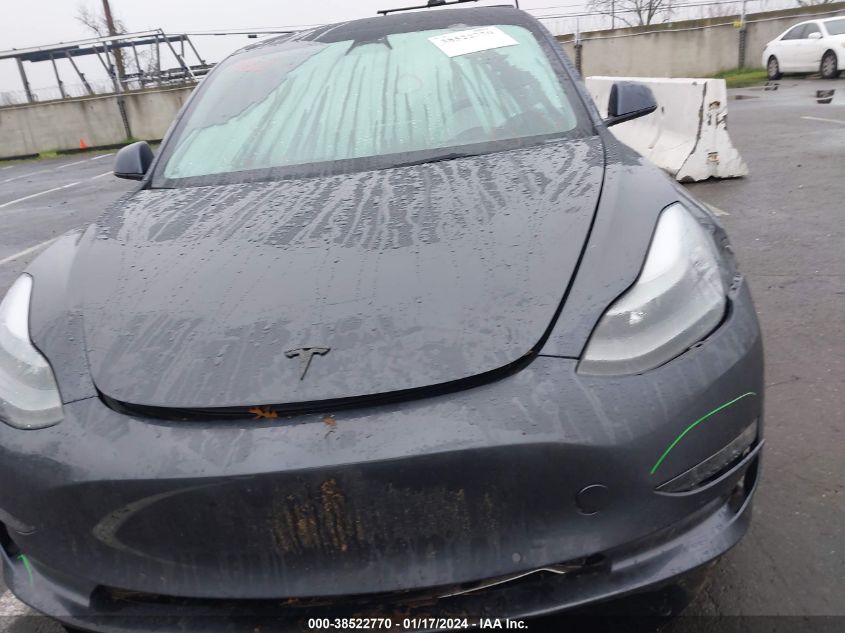 2022 TESLA MODEL 3 - 5YJ3E1ECXNF236557