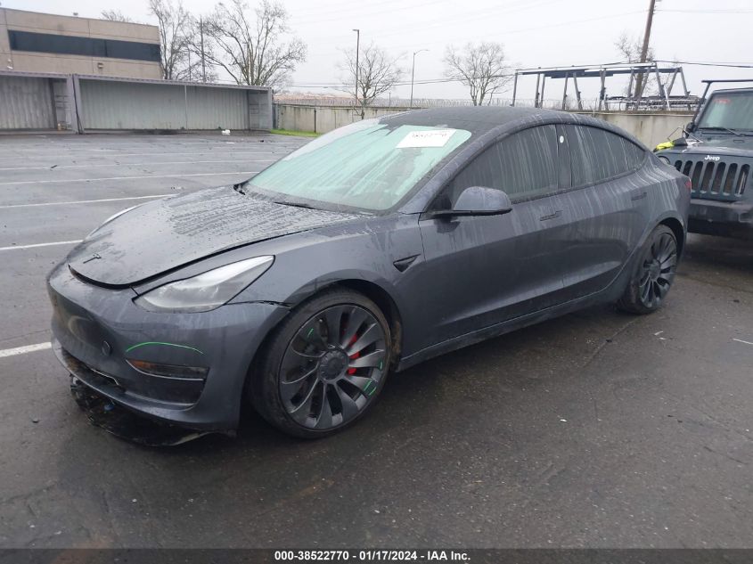 2022 TESLA MODEL 3 - 5YJ3E1ECXNF236557