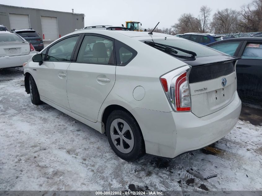 2013 TOYOTA PRIUS TWO - JTDKN3DU2D0353368