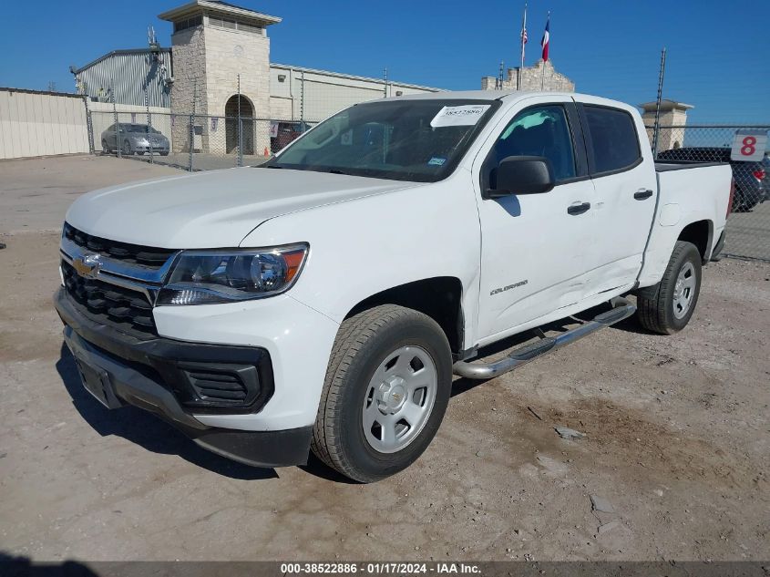 2021 CHEVROLET COLORADO - 1GCGSBEA3M1275304