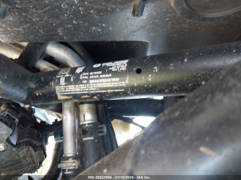 2022 POLARIS RZR TURBO R 4 PREMIUM - 3NSG4V925NG379843
