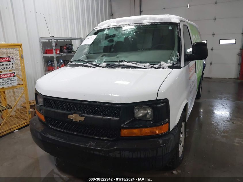 2014 CHEVROLET EXPRESS 1500 WORK VAN - 1GCSGAFX4E1153769