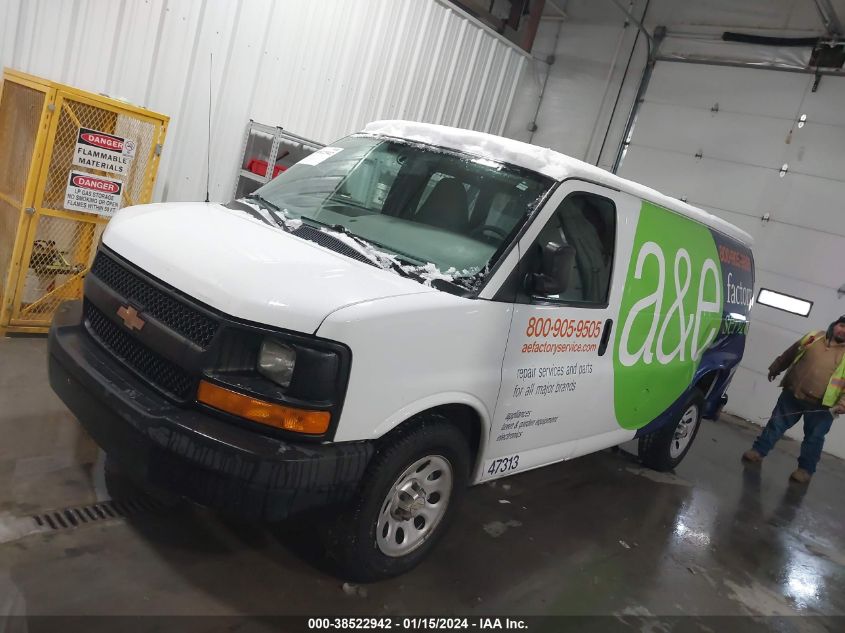2014 CHEVROLET EXPRESS 1500 WORK VAN - 1GCSGAFX4E1153769