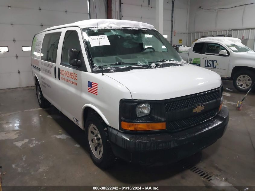 2014 CHEVROLET EXPRESS 1500 WORK VAN - 1GCSGAFX4E1153769