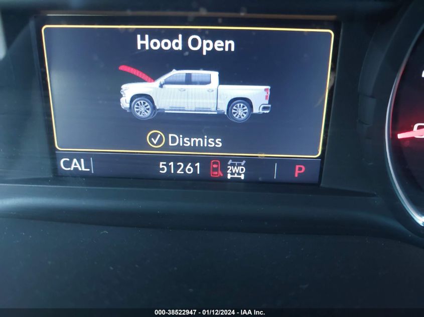2022 CHEVROLET SILVERADO LTD K1500 CUSTOM 3GCPYBEK2NG16138