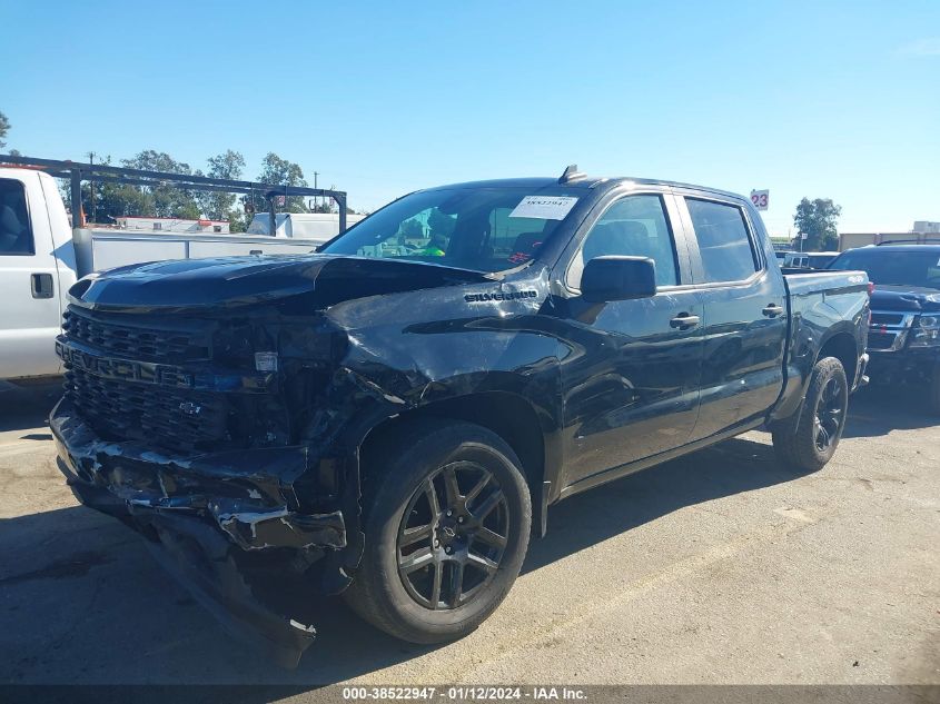 2022 CHEVROLET SILVERADO LTD K1500 CUSTOM 3GCPYBEK2NG16138