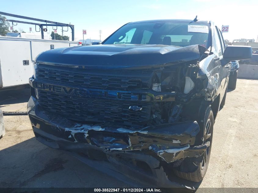 2022 CHEVROLET SILVERADO LTD K1500 CUSTOM 3GCPYBEK2NG16138