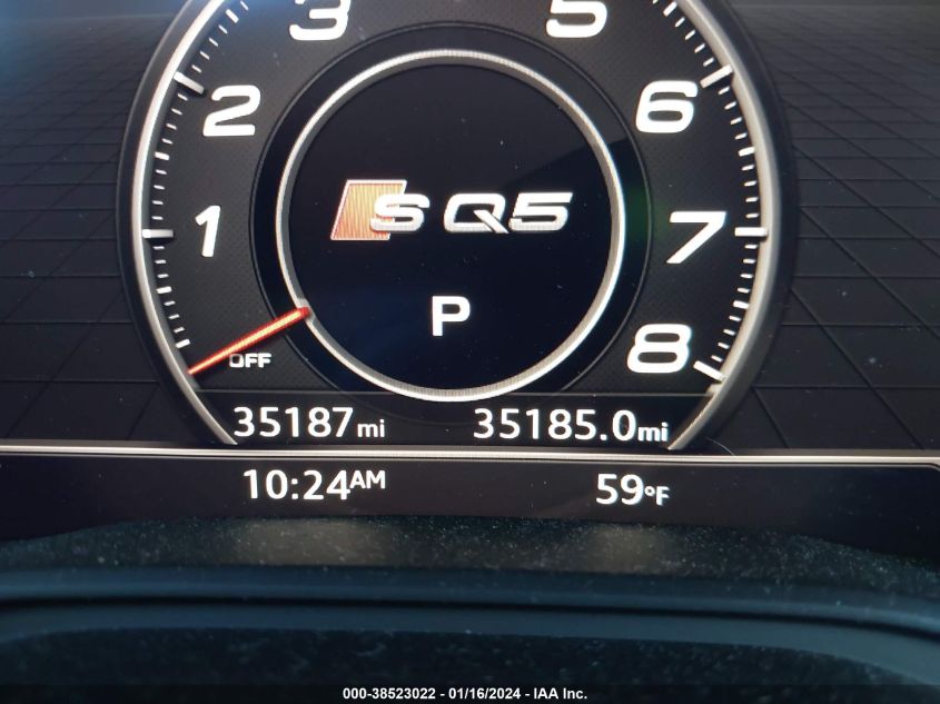 2020 AUDI SQ5 PREMIUM PLUS TFSI QUATTRO TIPTRONIC WA1B4AFYXL2101095