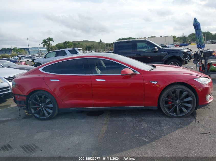2014 TESLA MODEL S P85D - 5YJSA1H29EFP65007