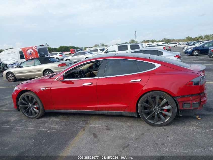 2014 TESLA MODEL S P85D - 5YJSA1H29EFP65007