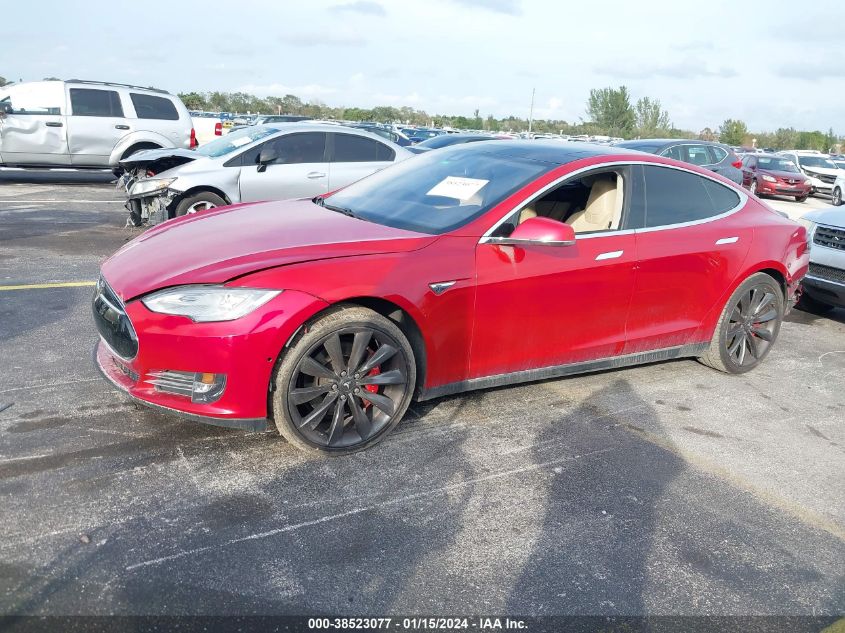 2014 TESLA MODEL S P85D - 5YJSA1H29EFP65007