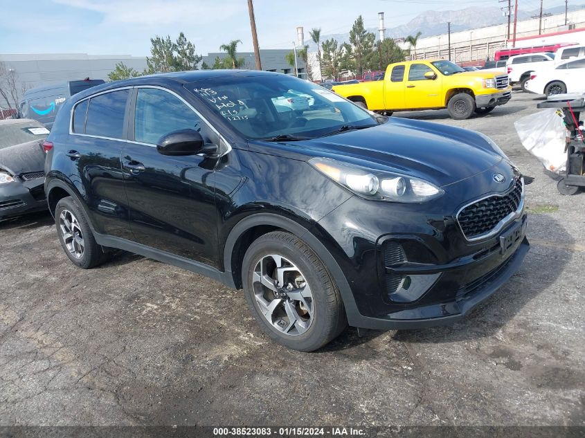 Lot #2524271787 2020 KIA SPORTAGE LX salvage car