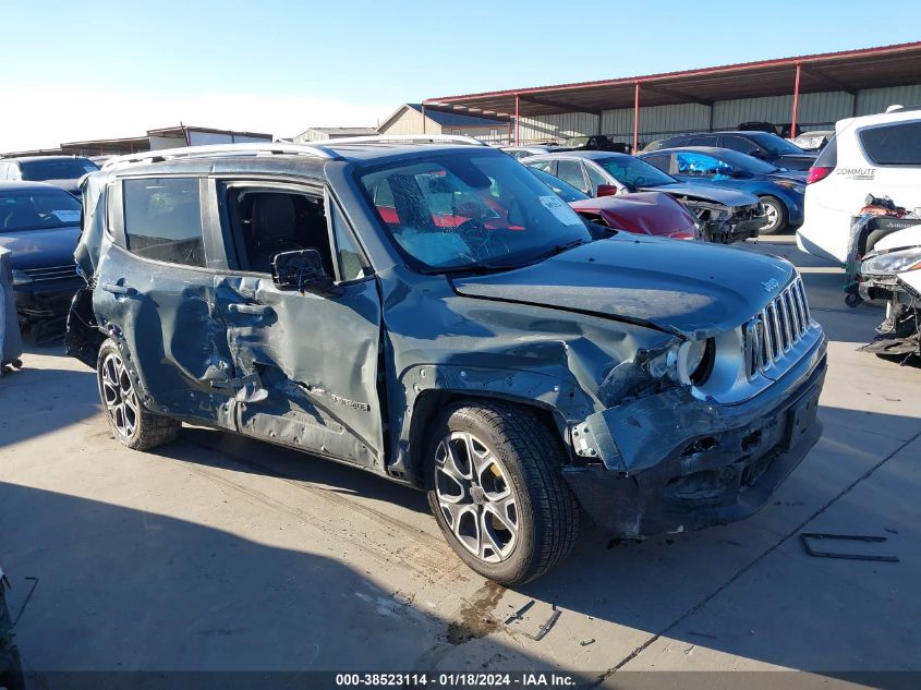 Lot #2525412464 2018 JEEP RENEGADE LIMITED FWD salvage car