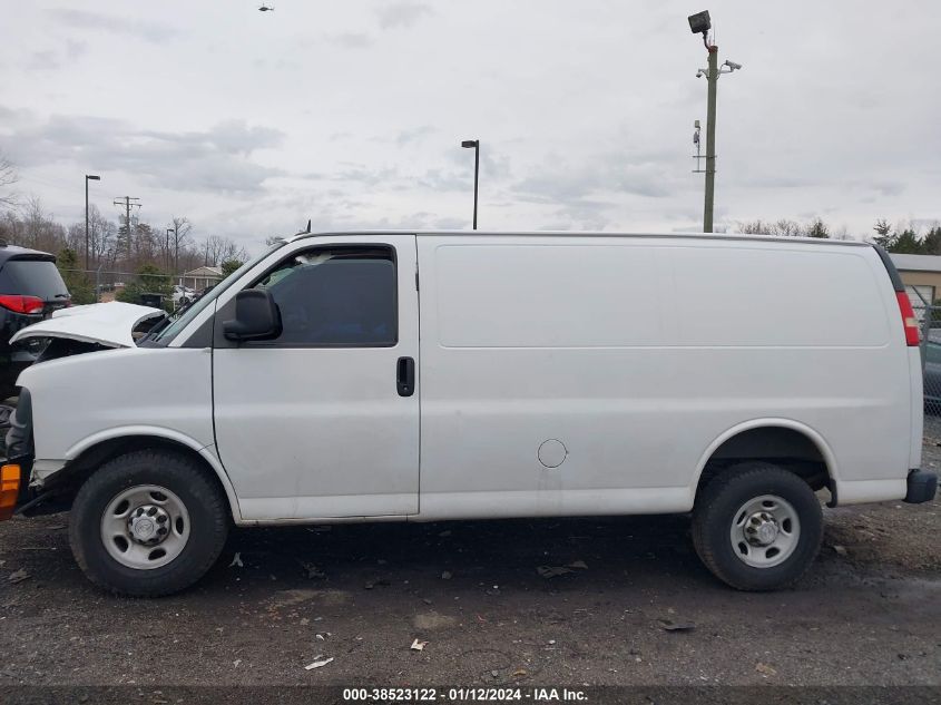 2014 CHEVROLET EXPRESS 2500 WORK VAN 1GCWGFFA1E1180812