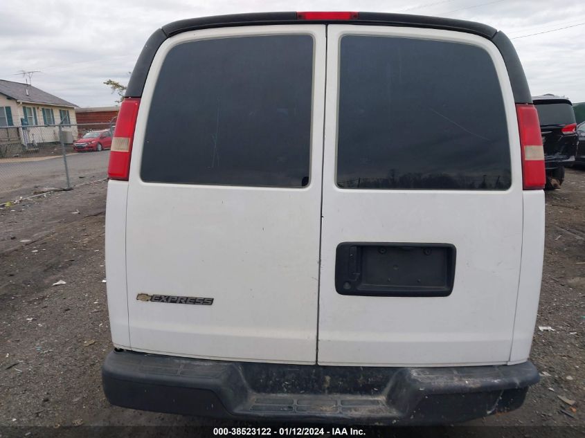 2014 CHEVROLET EXPRESS 2500 WORK VAN 1GCWGFFA1E1180812