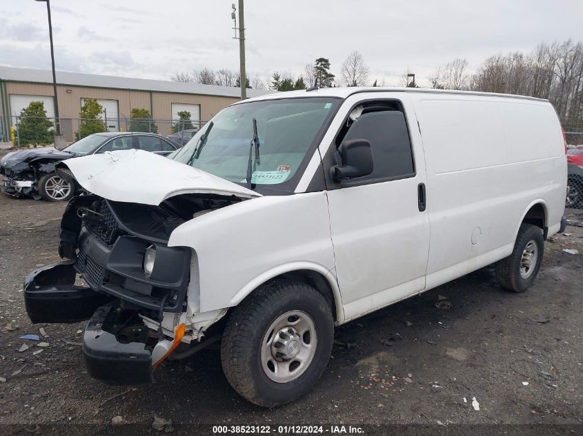 2014 CHEVROLET EXPRESS 2500 WORK VAN 1GCWGFFA1E1180812