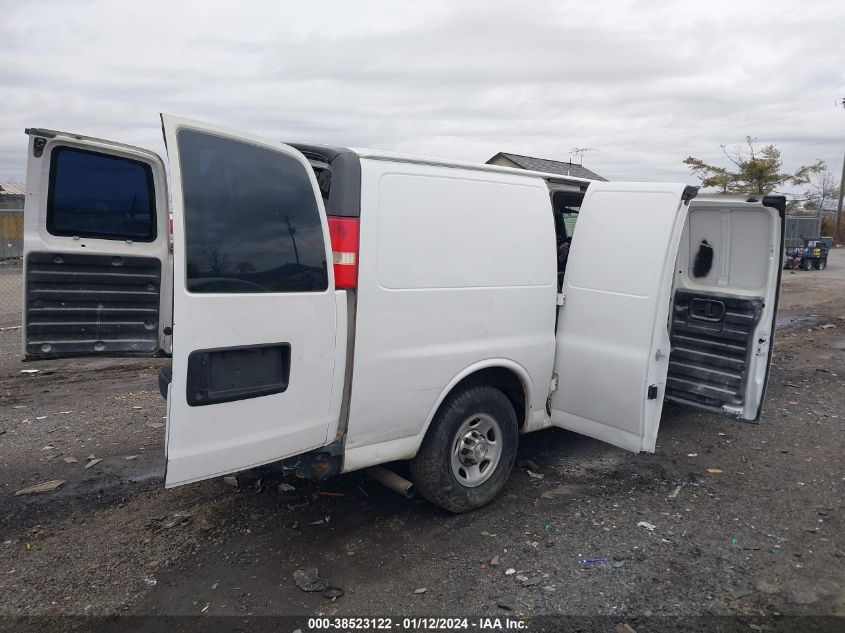 2014 CHEVROLET EXPRESS 2500 WORK VAN 1GCWGFFA1E1180812