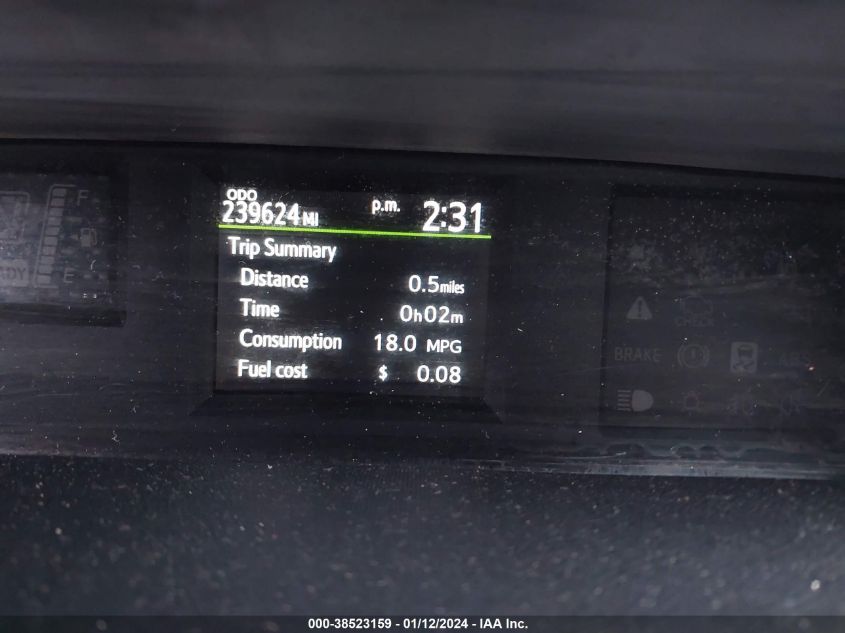 2013 TOYOTA PRIUS C TWO - JTDKDTB35D1533225