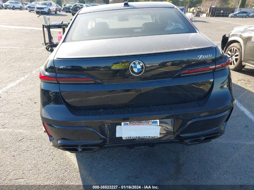 2023 BMW 760I XDRIVE WBA33EJ09PCM58805