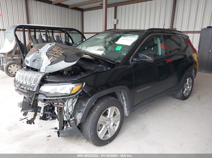 VIN 3C4NJDBB9NT211894 2022 JEEP COMPASS LATITUDE