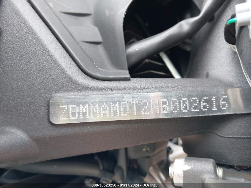 2021 DUCATI MONSTER - ZDMMAMDT2MB002616