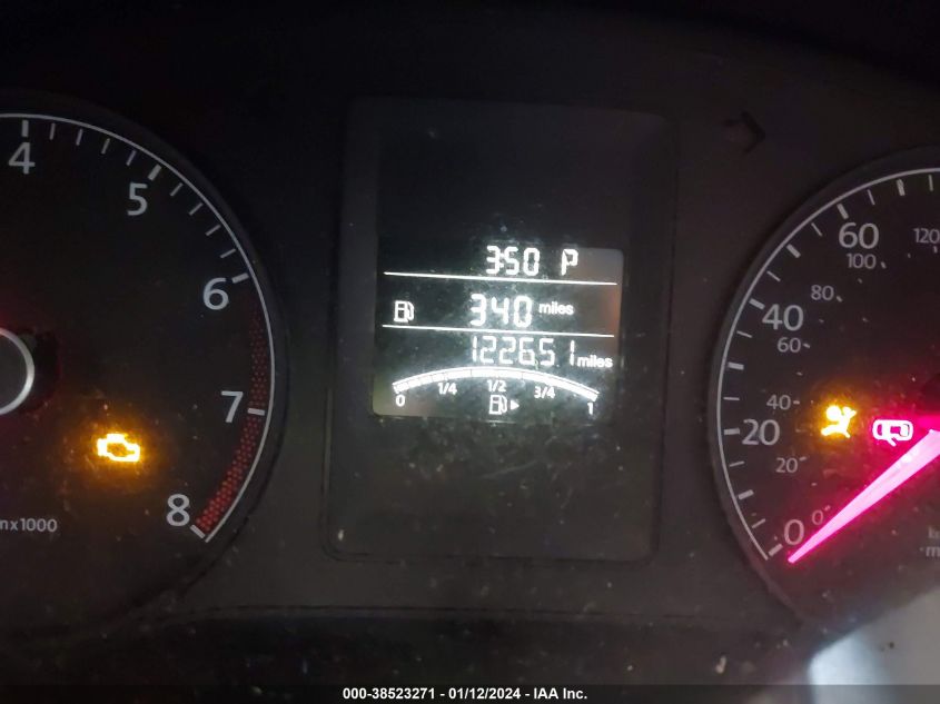 2013 VOLKSWAGEN JETTA 2.0L S - 3VW2K7AJ9DM271447