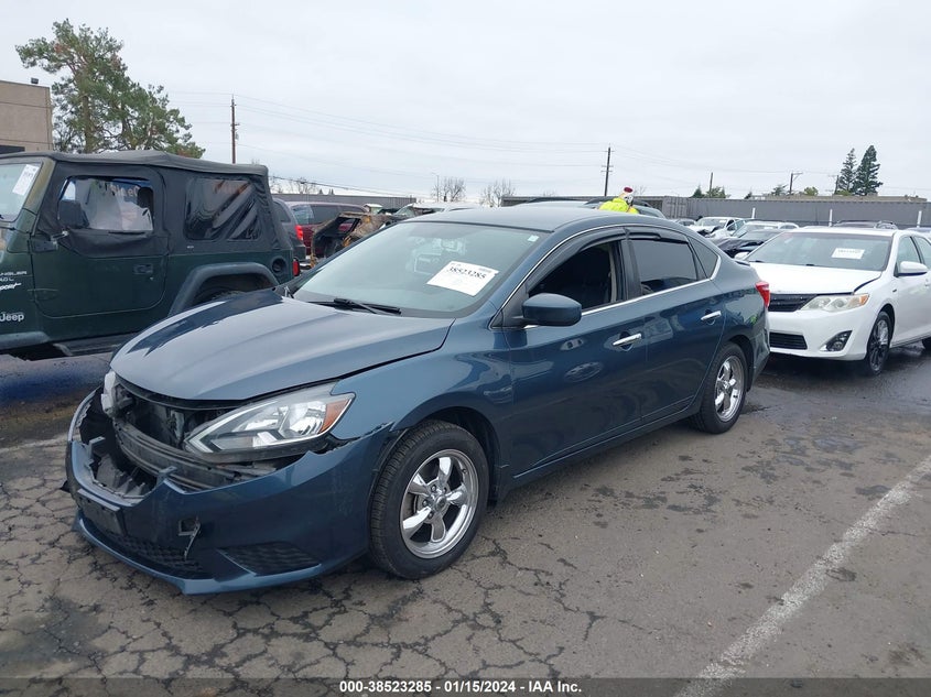 VIN 3N1AB7AP7HL641361 2017 NISSAN SENTRA SV