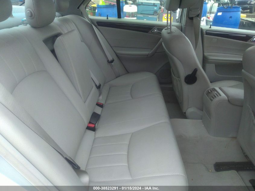 WDBRF92H87F890959 | 2007 MERCEDES-BENZ C 280