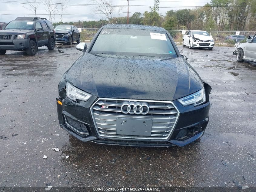 2018 AUDI S4 PREMIUM PLUS - WAUB4AF47JA233539