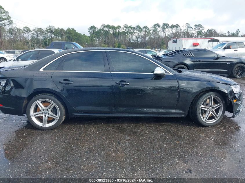 2018 AUDI S4 PREMIUM PLUS - WAUB4AF47JA233539