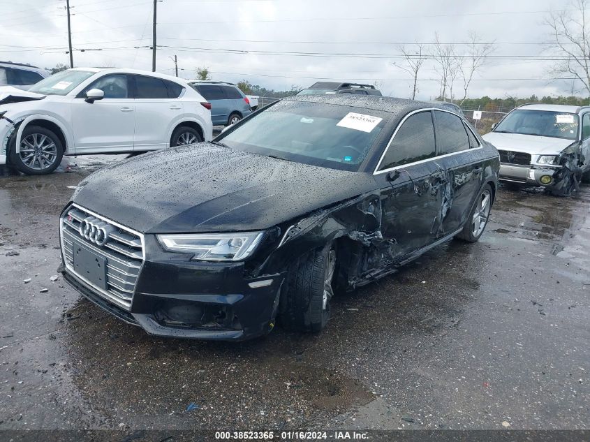 2018 AUDI S4 PREMIUM PLUS - WAUB4AF47JA233539