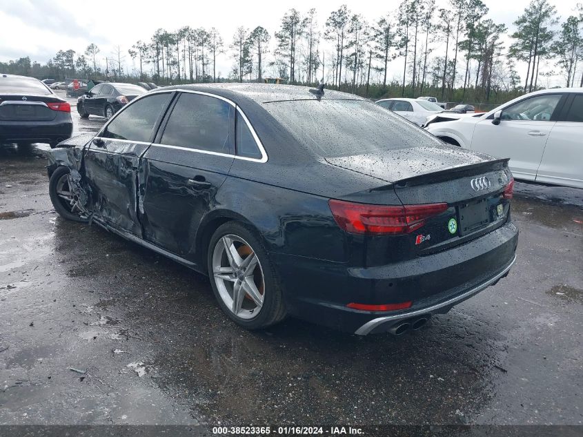 2018 AUDI S4 PREMIUM PLUS - WAUB4AF47JA233539