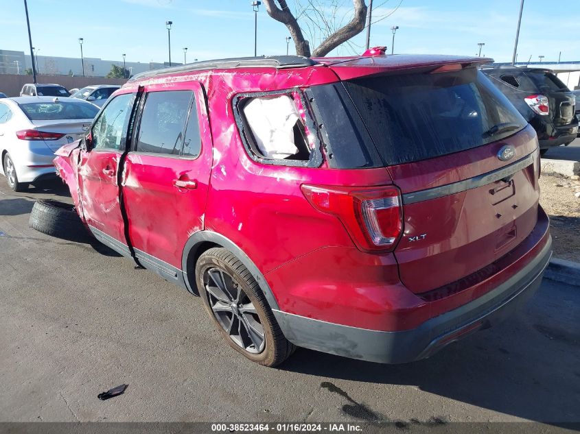 2017 FORD EXPLORER XLT - 1FM5K7D85HGC32682