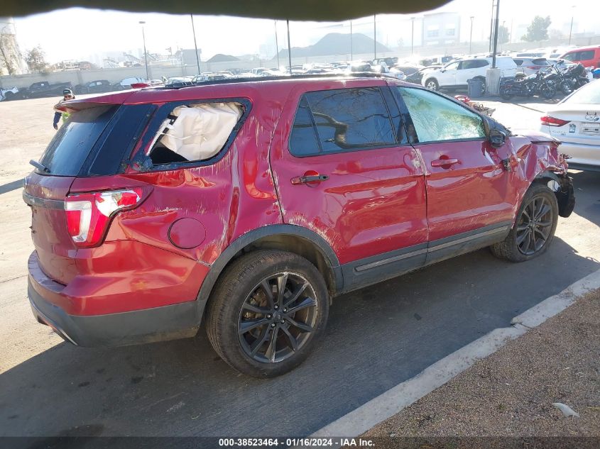 2017 FORD EXPLORER XLT - 1FM5K7D85HGC32682