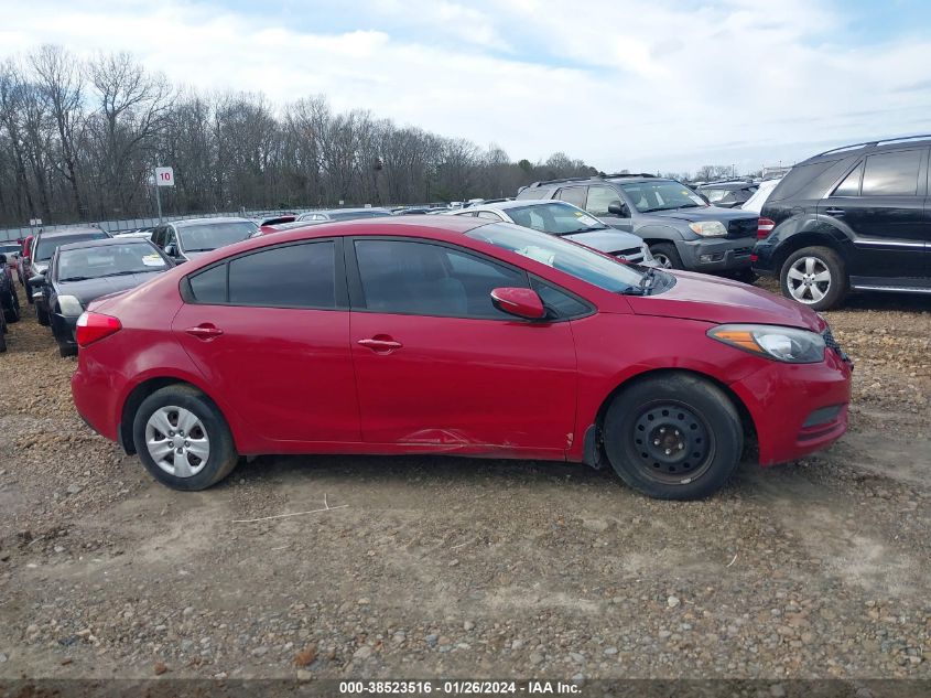 2016 KIA FORTE LX - KNAFX4A6XG5541552