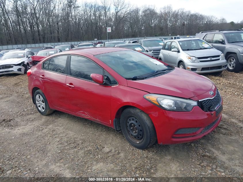 2016 KIA FORTE LX - KNAFX4A6XG5541552